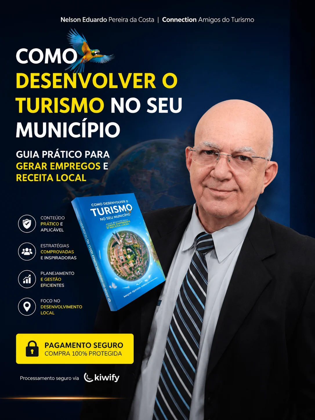 Capa do e-book Como desenvolver o turismo no seu município